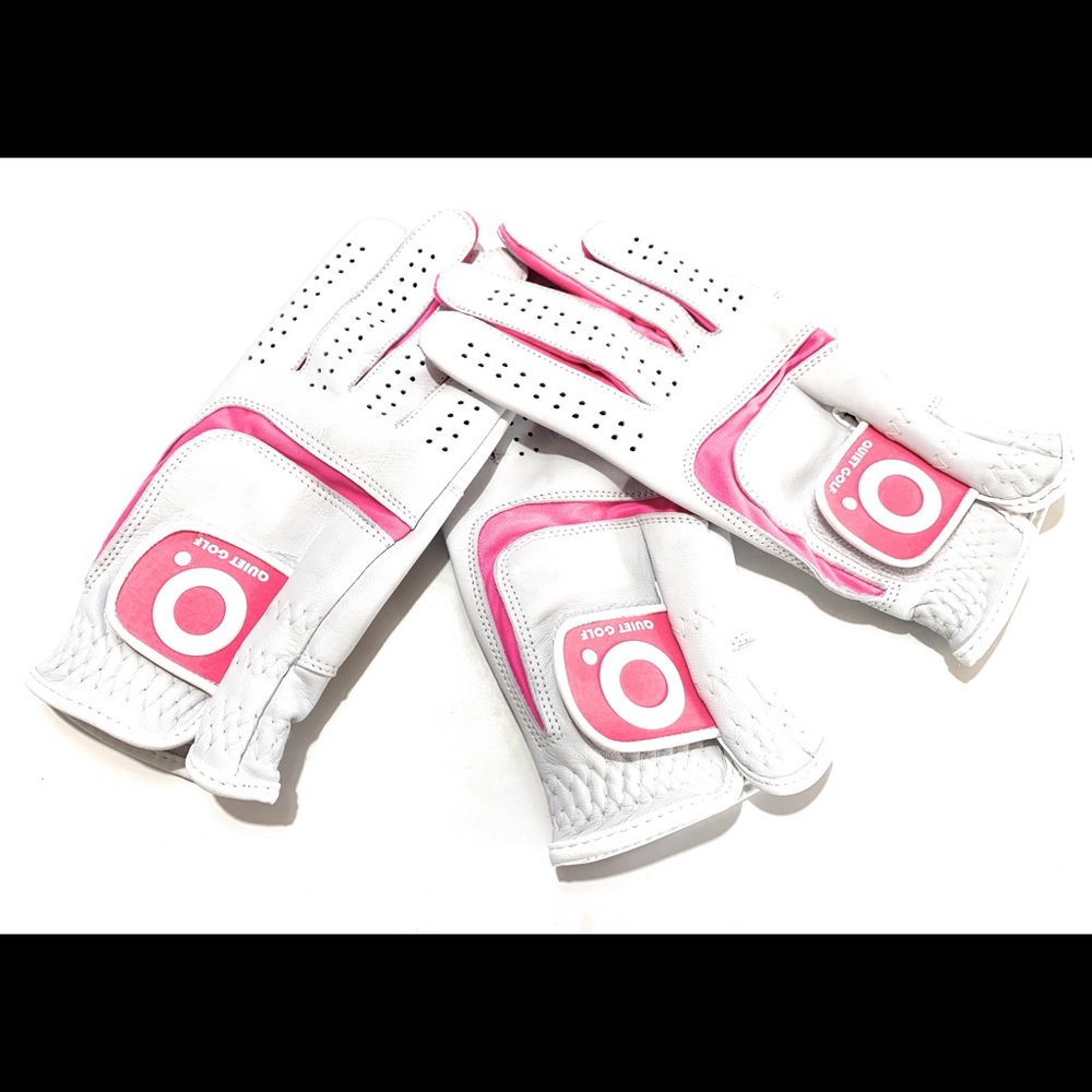 Quiet Golf Ladies Pink Golf Glove